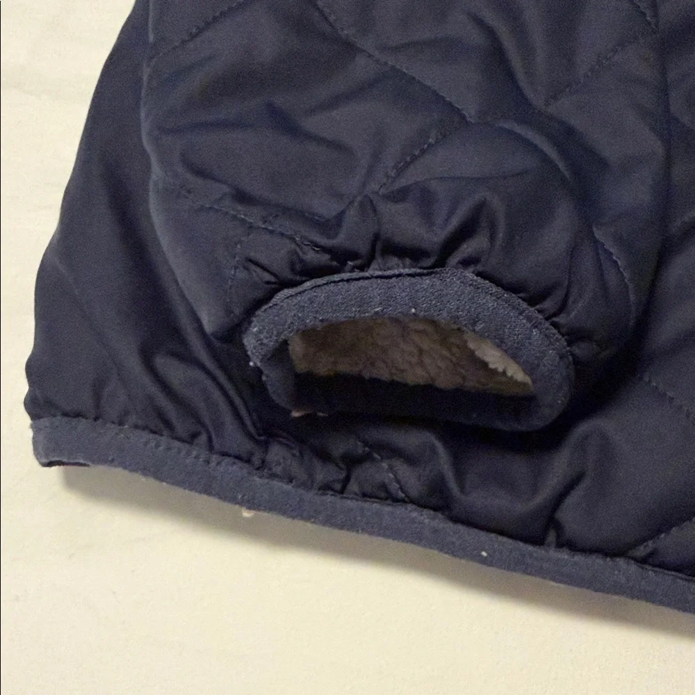 L.L. Bean Kids Navy Quilted Hooded Jacket - Picture 4 of 9